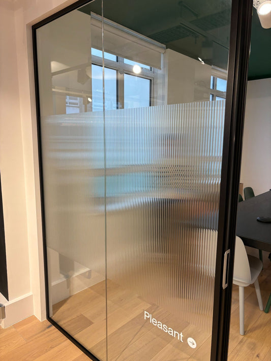 Reeded Privacy band - Covent Garden - Clearview Graphics