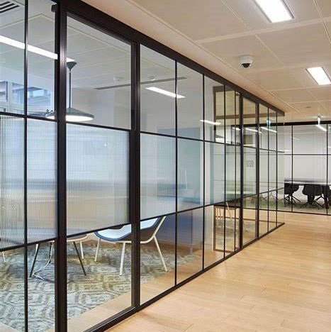 Reeded Window Film - Central London - Clearview Graphics