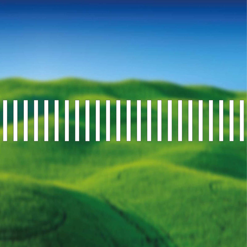 150-6 ( 150mm x 10mm rectangles with 15mm gaps ) 1200mm length