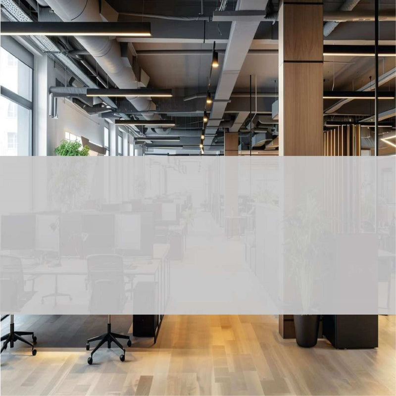 1000-1 glazing manifestation ( 1000mm frost band ) 1200mm length - Clearview Graphics