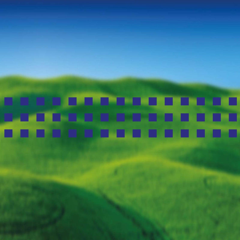 Glazing Manifestation 150-12 ( 30mm x 30mm squares with 30mm gaps ) 1200mm length - Clearview Graphics