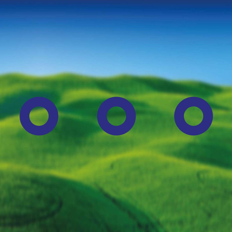 Glazing Manifestation 150-4 ( 150mm hollow dots 150mm gaps ) 1200mm length - Clearview Graphics