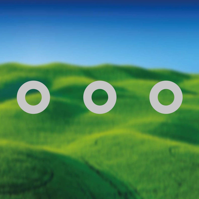 Glazing Manifestation 150-4 ( 150mm hollow dots 150mm gaps ) 1200mm length - Clearview Graphics