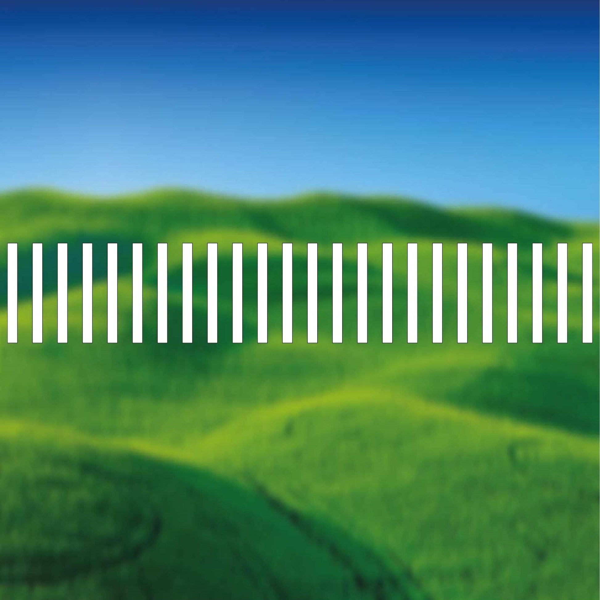 Glazing Manifestation 150-6 ( 150mm x 10mm rectangles with 15mm gaps ) 1200mm length - Clearview Graphics