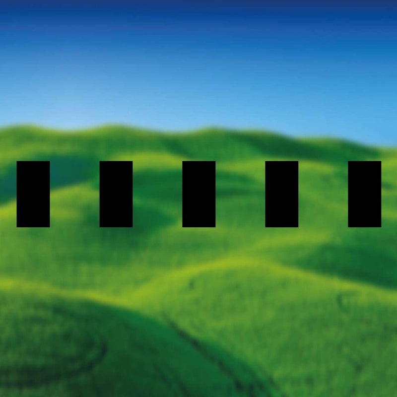 Glazing Manifestation 150-8 ( 150mm high x 75mm wide rectangles 75mm gaps ) 1200mm length - Clearview Graphics