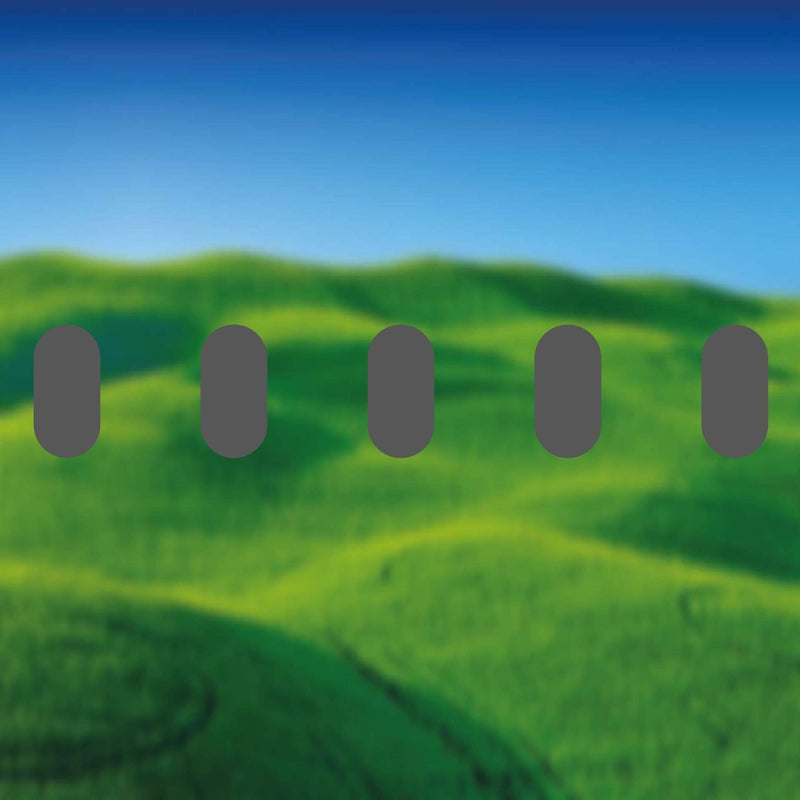 150-9 ( 150mm high x 75mm wide rounded rectangles 75mm gaps ) 1200mm length