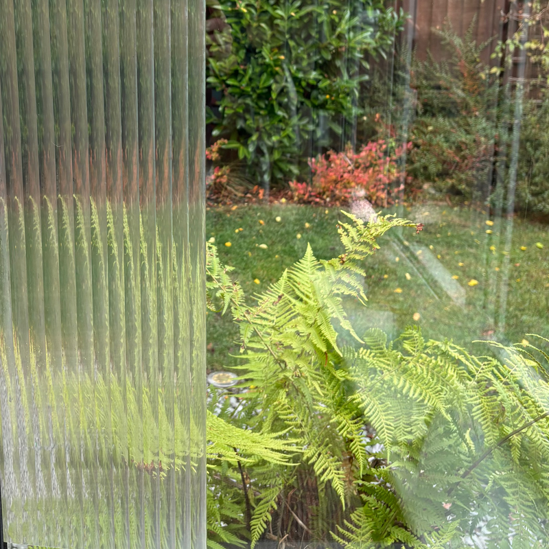RFC-15 Clear Reeded Film - 15mm Flutes