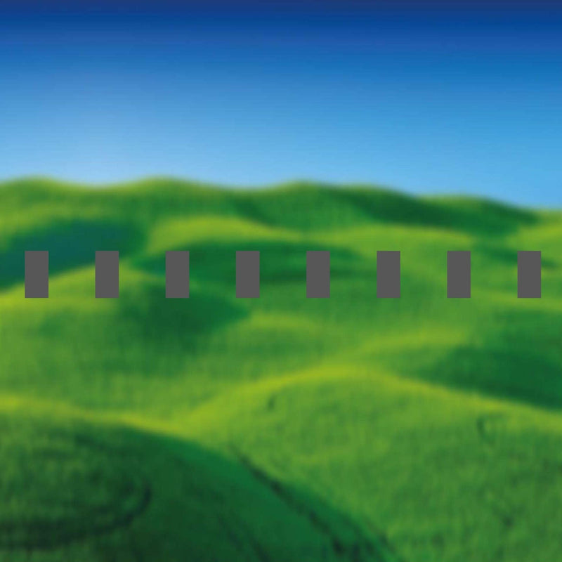 Glazing Manifestation 50-10 ( 50mm x 25mm rectangles 50mm gaps ) 1200mm length