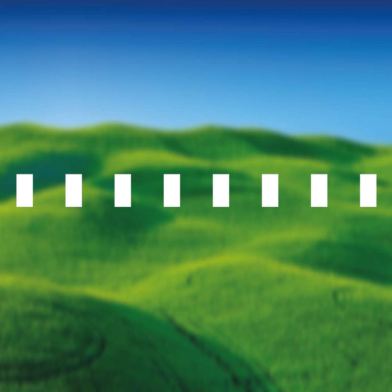 Glazing Manifestation 50-10 ( 50mm x 25mm rectangles 50mm gaps ) 1200mm length