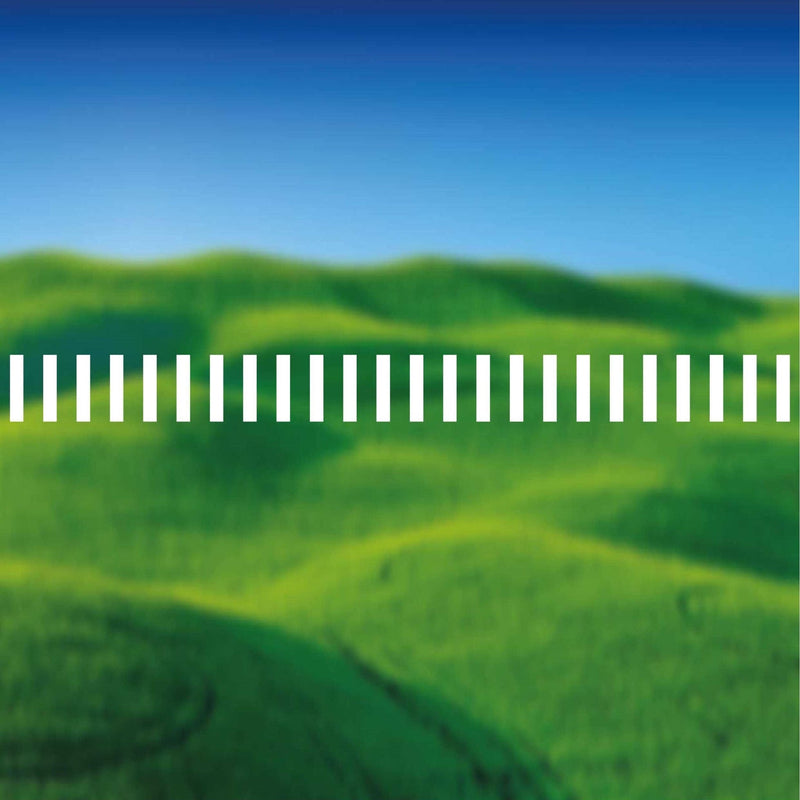 Glazing Manifestation 50-11 ( 50mm x 10mm rectangles 15mm gaps ) 1200mm length