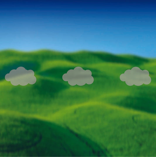 Glazing Manifestation 75B-2 ' Cloud Pattern ' - Clearview Graphics