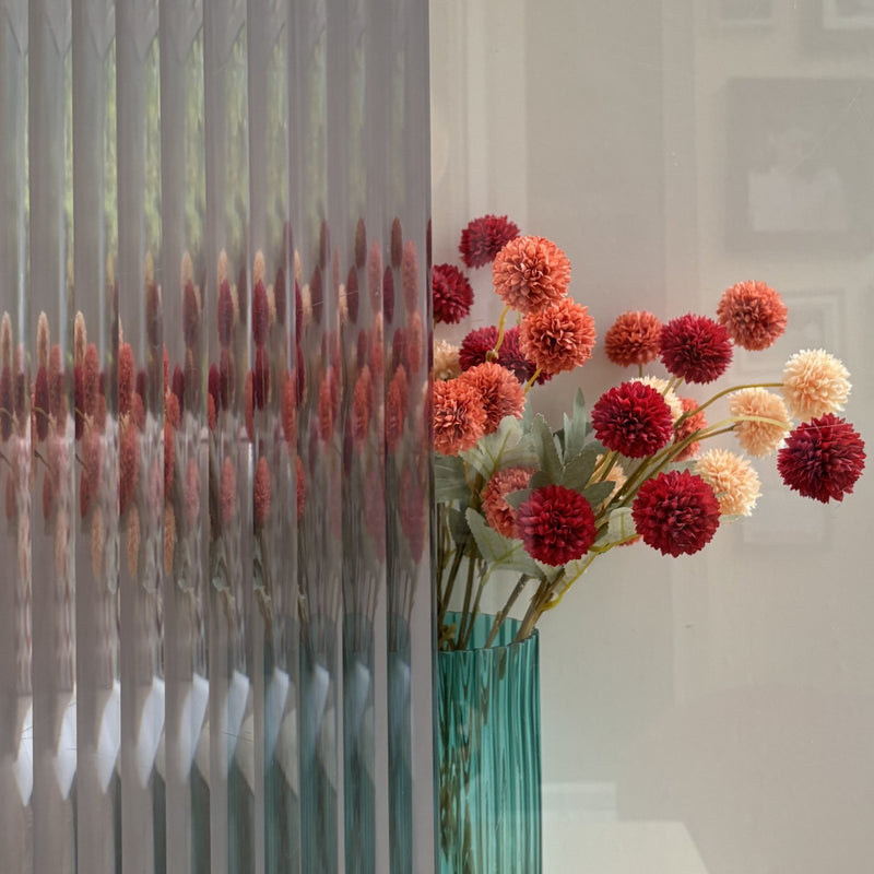 RFG-15 Grey Reeded Window Film - 15mm Flutes