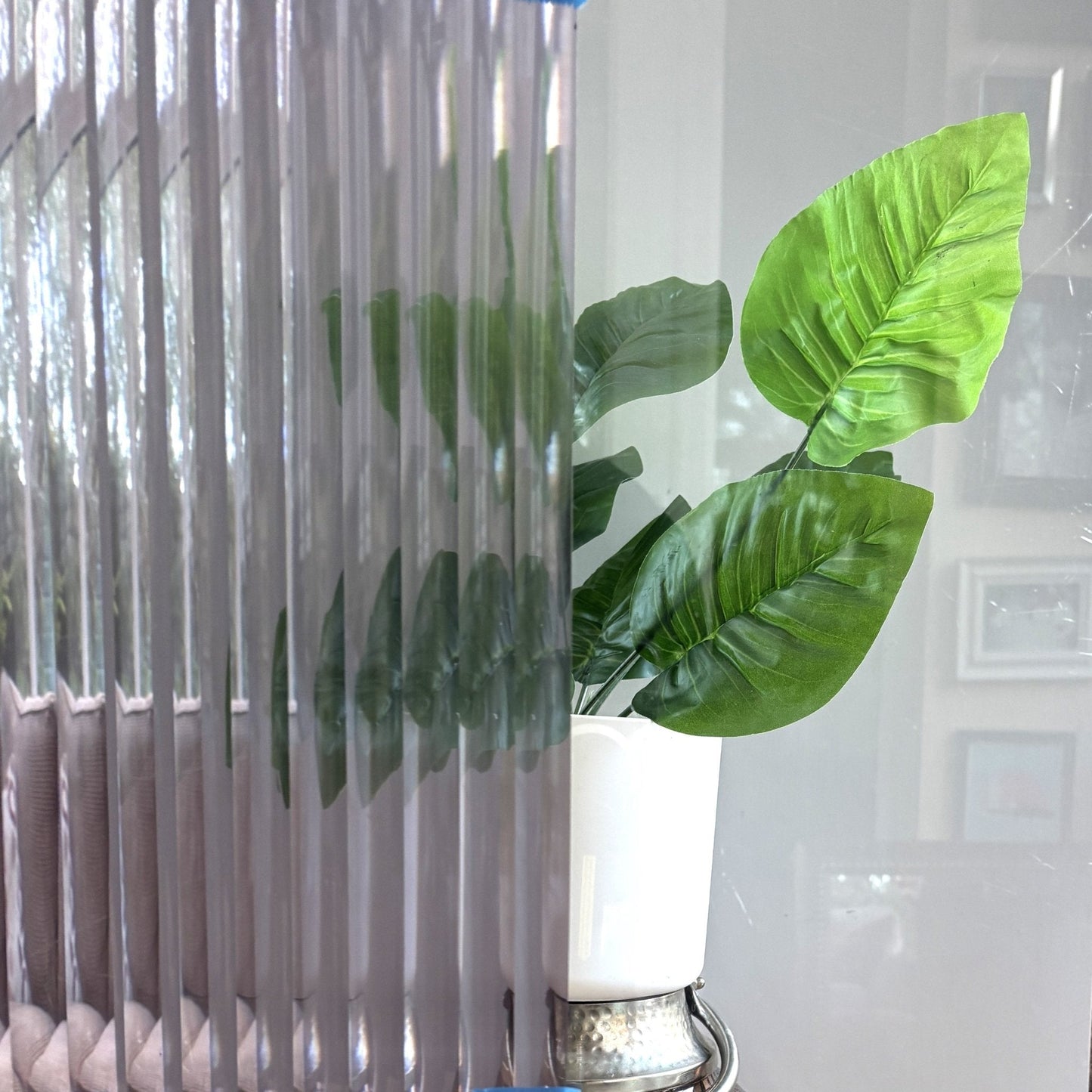 RFG - 15 Grey Reeded Window Film - 15mm Flutes - Clearview Graphics